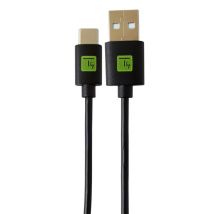 Techly ICOC MUSB20-CMAM05T câble USB USB 2.0 0,5 m USB A USB C Noir