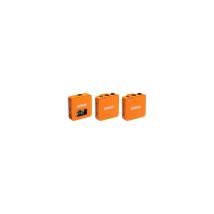 Micrófono inalámbrico RØDE Wireless GO III Receptor + 2 transmisores pantalla color USB-C naranja - Nuevo
