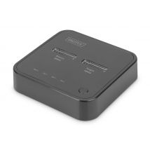 Digitus Estación de acoplamiento dual SSD M.2 NVMe con función de clonado offline, USB-C - Nuevo