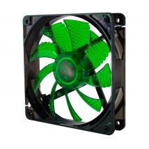 NOX Coolfan 120 LED Boitier PC Ventilateur 12 cm Noir, Vert