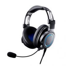 Audio-Technica ATH-G1 écouteur/casque Avec fil Arceau Jouer Noir, Bleu