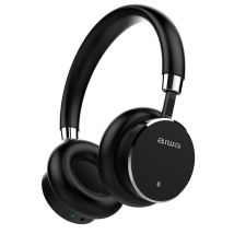 Aiwa HSTBTN-800BK Auricular Con cable & sin cable Arco Bluetooth Negro - Nuevo