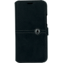 Façonnable Funda con cierre para iPhone 11 Pro Folio Sellier con pomo lacado Negro - Nuevo
