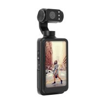 AGFA PHOTO Gimbal Realimove MC3X - Telecamera stabilizzante 4K Ultra HD a 3 assi, touch screen rotante da 3,5 , 20 MP, tracciamento del volto, visione