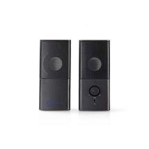 Nedis GSPR10020BK haut-parleur Noir 18 W