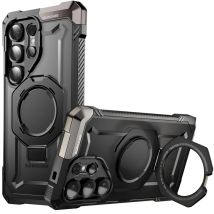 Supcase Funda para Galaxy S25 Ultra Antichoque Anillo MagSafe Soporte de Video Negro - Nuevo