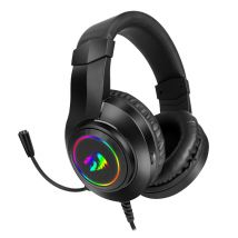 REDRAGON H260 HYLAS RGB Casque Avec fil Arceau Jouer USB Type-A Noir