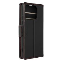 CaseMe Funda con cierre para Xiaomi 14 Solapa para tarjetero y Soporte Negro - Nuevo