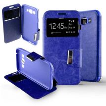 Etui Folio Bleu compatible Samsung Galaxy E5
