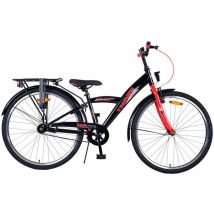 Volare 22612 bicicletta 66 cm (26 ) Negro, Rojo - Nuevo