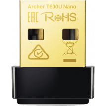 Adaptateur Archer T600U Nano USB WiFi AC600Mbps Noir TP-Link