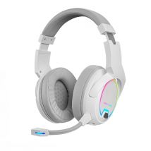 Auriculares Gaming Inalámbricos con Micrófono Mars Gaming MHW100- Jack 3.5- Blancos - Nuovo