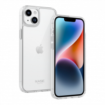 Coque hybride invisible pour Apple iPhone 14, Transparente