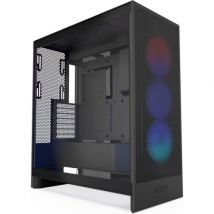 H7 Flow - Caja con ventiladores RGB incluidos, Negro - Nuevo