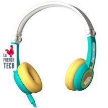 1Control Lunii Octave Auriculares para niños (azul/amarillo) - Nuevo