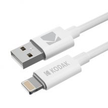 Kodak 30425880 câble de téléphone portable Blanc 1 m USB A Lightning