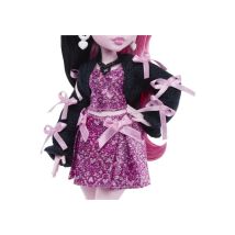 Bambola manichino Monster High Draculaura 285,7 mm completamente articolata con animale domestico e 7 accessori Multicolore - Nuovo