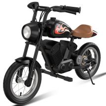 Moto Électrique pour Enfants âge de 3-12 ans - EVERCROSS TECH- Noir