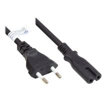 Alcasa P0370-S050 cavo elettrico Nero 5 m Presa di alimentazione tipo C Accoppiatore C7 - Nuovo