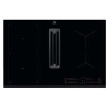 Electrolux Table de cuisson aspirante induction 78cm 4 feux 7350w noir - KCC83443