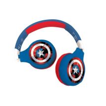 AVENGERS - Auriculares Bluetooth 2 en 1 - Auriculares con cable cómodos y plegables para niños con limitación de sonido - LEXIBOOK - Nuevo