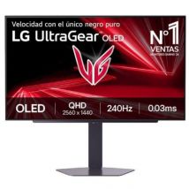 Moniteur de jeu LG 27 QHD 2560x1440 OLED 240Hz 0,03ms VESA 100x100