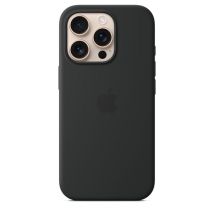 Apple Coque en silicone avec MagSafe pour iPhone 16 Pro - Noir Apple iPhone 16 Pro