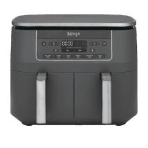 Freidora sin aceite Ninja Foodi MAX DualZone 7,6L - 2 Cajones, 6 Modos, 2470W, Cocción Crujiente y Saludable - Nuevo