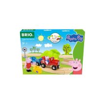 Circuito ferroviario in legno BRIO World Peppa Pig 36123 18 pezzi Verde - Nuovo