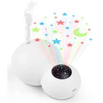 Alecto 17.16.0045 humidificateur Ultrasonic 0,12 L Noir, Blanc