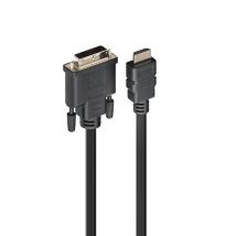 Ewent EC1351 adaptador de cable de vídeo 3 m HDMI tipo A (Estándar) DVI-D Negro - Nuevo