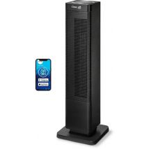 Clean Air Optima - Chauffage-ventilateur Design 2-en-1 CA-904B Smart - 40m² / 100m³ - Chauffage PTC et ventilateur
