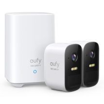 Eufy eufyCam 2C + HomeBase 2 Boîte Caméra de sécurité IP Intérieure et extérieure Mur