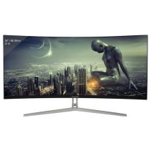LC-Power LC-M34-UWQHD-100-C 86,4 cm (34 ) 3440 x 1440 pixel Display PC UltraWide Quad HD a schermo piatto Nero, Argento, Bianco - Nuovo