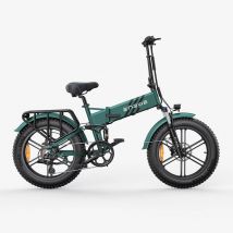 Bicicleta Eléctrica Engwe Engine Pro 2.0 - Neumáticos De 20 Pulgadas Motor 750W Batería 52V16Ah Autonomía 110KM - Verde - Nuevo