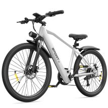 Vélo électrique urbain T8, batterie 48 V 13 Ah, transmission Shimano 7 vitesses - blanc