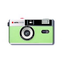 AgfaPhoto 35mm Compatto riutilizzabile Argento Macchina fotografica Verde - Nuovo