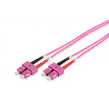 Digitus Câble de brassage multimode à fibre optique, OM4, SC / SC