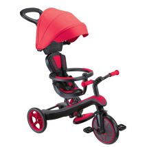 Triciclo Explorer V2 4 in 1 Rosso - Ideale per l'avventura del tuo bambino - Nuovo