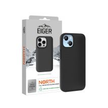 Eiger - Coque Rigide Noire Ultra-renforcée Polycarbonate *drop-test 4 Metres* pour APPLE IPHONE 15
