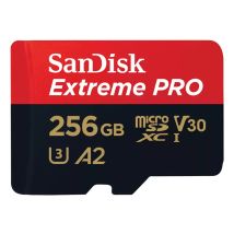 SanDisk Extreme PRO 256GB MicroSDXC UHS-I Classe 10 - Nuovo