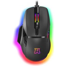 AKUMA - Souris Gaming Otaku M04 WL Rétroéclairée 3200 DPI 7 Couleurs RGB - sans Fil, Rechargeable - 2,4 GHz - 6 Boutons - Compatible PC/PS4/PS5