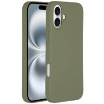 Accezz Coque Liquid Silicone avec MagSafe pour Apple iPhone 16 Plus - Cooper Green
