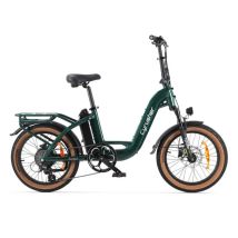 Bicicletta Elettrica Nova | Motore 250W | Batteria 36V 15Ah | Pnei da 20 PolliciT | Velocità Massima 25 km/h | Autonomia 90 km | Verde - Nuovo