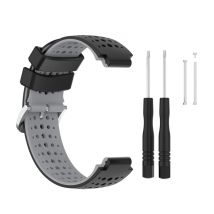 Bracelet en silicone pour Garmin Forerunner 220/230/235/630/620/735XT/Approach Black