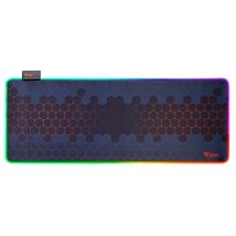 itek E1 Tapis de souris de jeu Noir, Rouge
