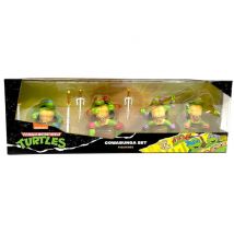 Set de 4 figuras de las Tortugas Ninja - Figuras de colección pintadas a mano - Nuevo