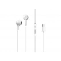 Ecouteurs intra-auriculaire filaires USB-C Swingson Blanc