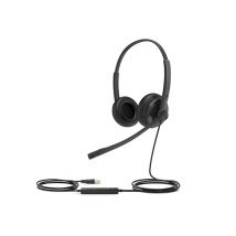 Yealink UH34 SE Dual Casque Avec fil Arceau Bureau/Centre d'appels Noir