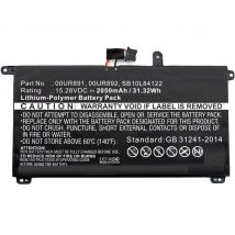 CoreParts MBXLE-BA0142 ricambio per laptop Batteria (Laptop Battery for Lenovo - 31Wh Li-Pol 15.28V 2050mAh - Black, 31Wh Li-Pol 15.28V 2050mAh Black,